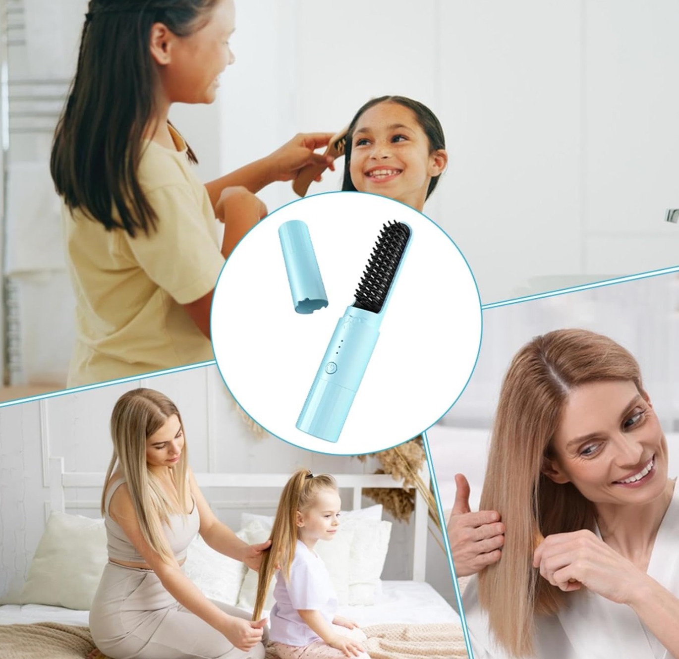 Cepillo Alisador Recargable Portaril